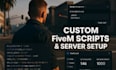 develop, setup, optimize qbcore esx fivem server with custom scripts and feature