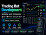 develop a trading bot with backtesting, alerts and API automation
