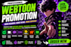 do webcomic promotion, webtoon tapas, wattpad, manga, comic promotion