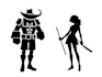 draw custom line art and silhouette stencil