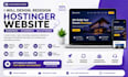 design hostinger website, redesign wordpress hostinger website ecommerce website