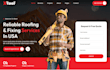 wix roofing contractor website plumbing hvac remodeling electrical website