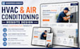 design hvac air conditioning wordpress website, hvac contractor website