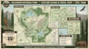 create park map, itinerary map, trail map, location map and hiking map
