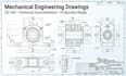 create 2d cad drawing engineering mechanical drawing technical drawing solidwork