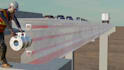 create 3d industrial, bridge construction and engineering animation