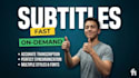 create subtitles and captions in any language