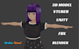 create custom vroid 3d vtuber avatar vrm model vseeface animaze face tracking
