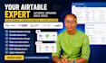 setup airtable database design airtable make com n8n automation softr webapp