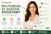 build multilingual ai avatar assistant, whatsapp chat lead capture, booking bot