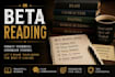 beta read your ya, romance, and fantasy manuscript