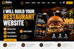 create restaurant booking catering food delivery website