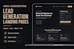 design a high converting lead generation landing page