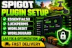setup, configure and optimize spigot server plugins professionally
