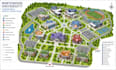 create university campus maps school facility layout plans illustration