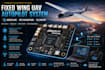 build fixed wing uav pcb, arduplane autopilot, gps navigation and telementry