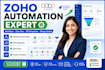 automate zoho CRM workflows, zoho flow, API integrations and deluge scripts