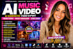 create cinematic ai music video ai generated music visualizer motion graphics