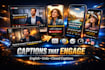 make accurate video subtitles or closed caption