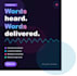 transcribe your audio and video files into accurate well formatted text