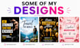 design eye catching instagram posts and birthday flyers