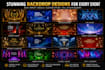design luxury gold awards backdrop video