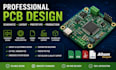 design pcb layout, schematic, circuit design and pcb board