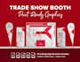 create print ready trade show booth graphics, backdrop, banners for exhibition