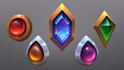 create game ready 3d stylized handpainted props