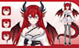 design and rig high quality live2d model, 2d vtuber model, rigging, vtuber model