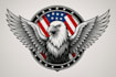 create patriotic and political logo