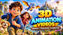 create cinematic pixar style 3d animation videos 3d pixar style 3d disney pixar