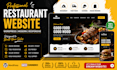 design modern food truck website catering website restaurant ordering system