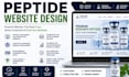 build a peptide website redesign wordpress, landing pages for peptitde