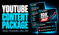 be your youtube scriptwriter and thumbnail strategist