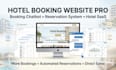 build hotel booking website with booking sync, reservation system, hotel saas