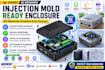 design injection mold ready plastic enclosure for electronic products