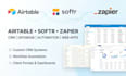 setup airtable, airtable database, softr webapp design softr airtable automation
