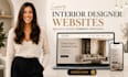 design luxury interior designer website in squarespace portfolio website design