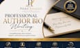 write a professional author bio for amazon, books, websites, and media kits