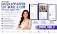 build custom application software and CRM for web and mobile apps