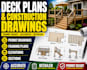 design deck plans and construction drawings