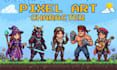 create custom pixel art characters and game sprites