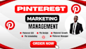 do pinterest management and marketing for traffic