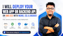deploy web app or API on AWS ec2 nginx SSL docker