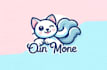 design a cute kawaii cartoon logo