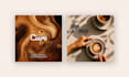 design cafe social media posts and ads