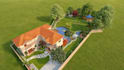 design 3d landscape backyard, garden, pool and outdoor space