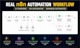 build ai automation workflows using n8n, make, and zapier workflow