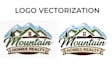 redraw, vectorize, trace your image into vector